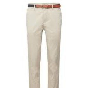 Selected Homme Slim Fit Pants Trousers, removable belt - Sz W 33/ L 32